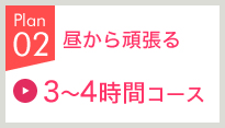 昼から頑張る 3～4時間コース